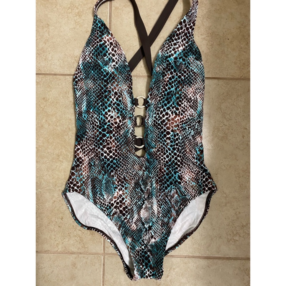 LaBlanca~Reptile~One-piece~Swimsuit~NWOT~sz 12